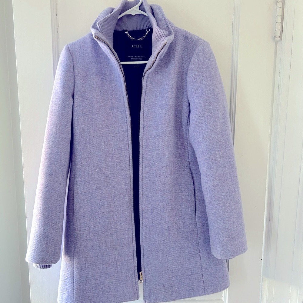 Spring! Gorgeous warm lavender JCrew coat